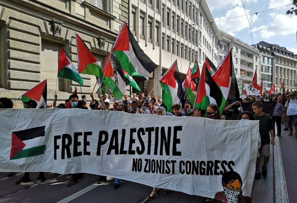 A Bâle, une protestation contre la commémoration du 15° anniversaire du premier congrès sioniste